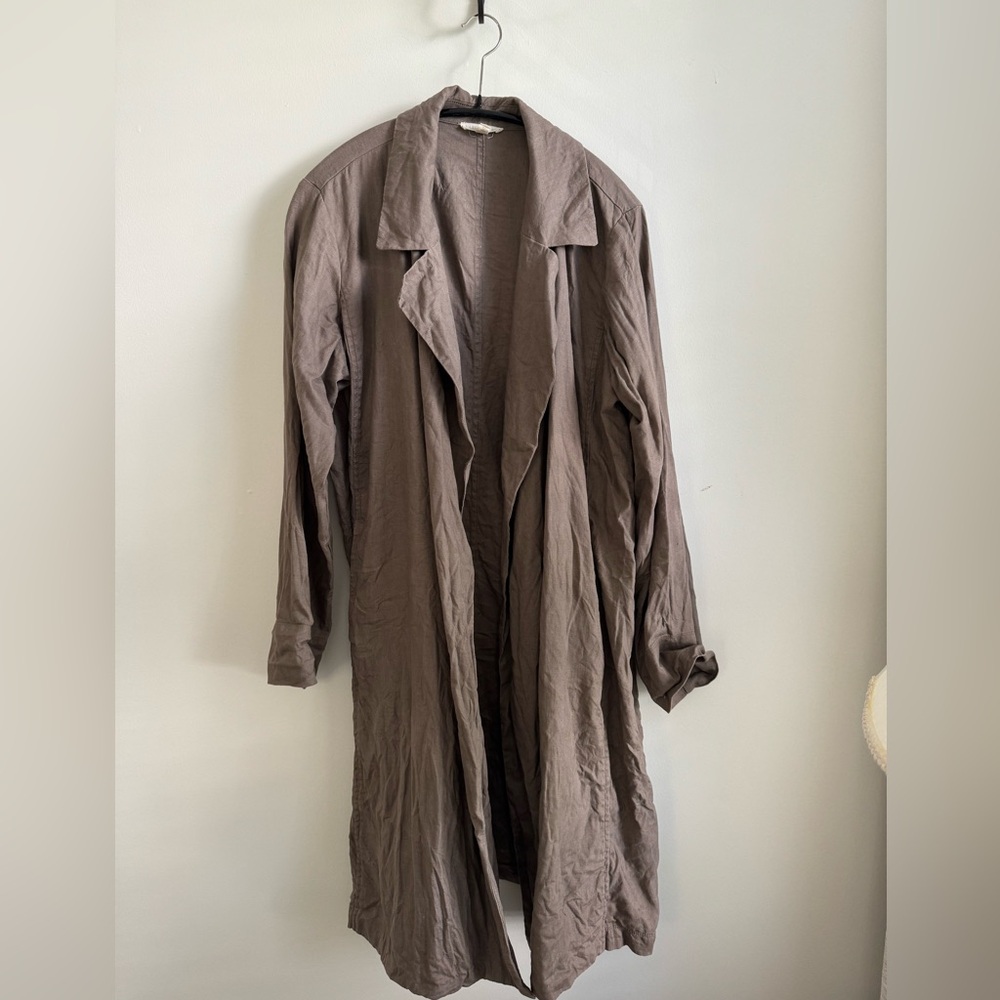 Eileen fisher linen coat/ size PS/PP